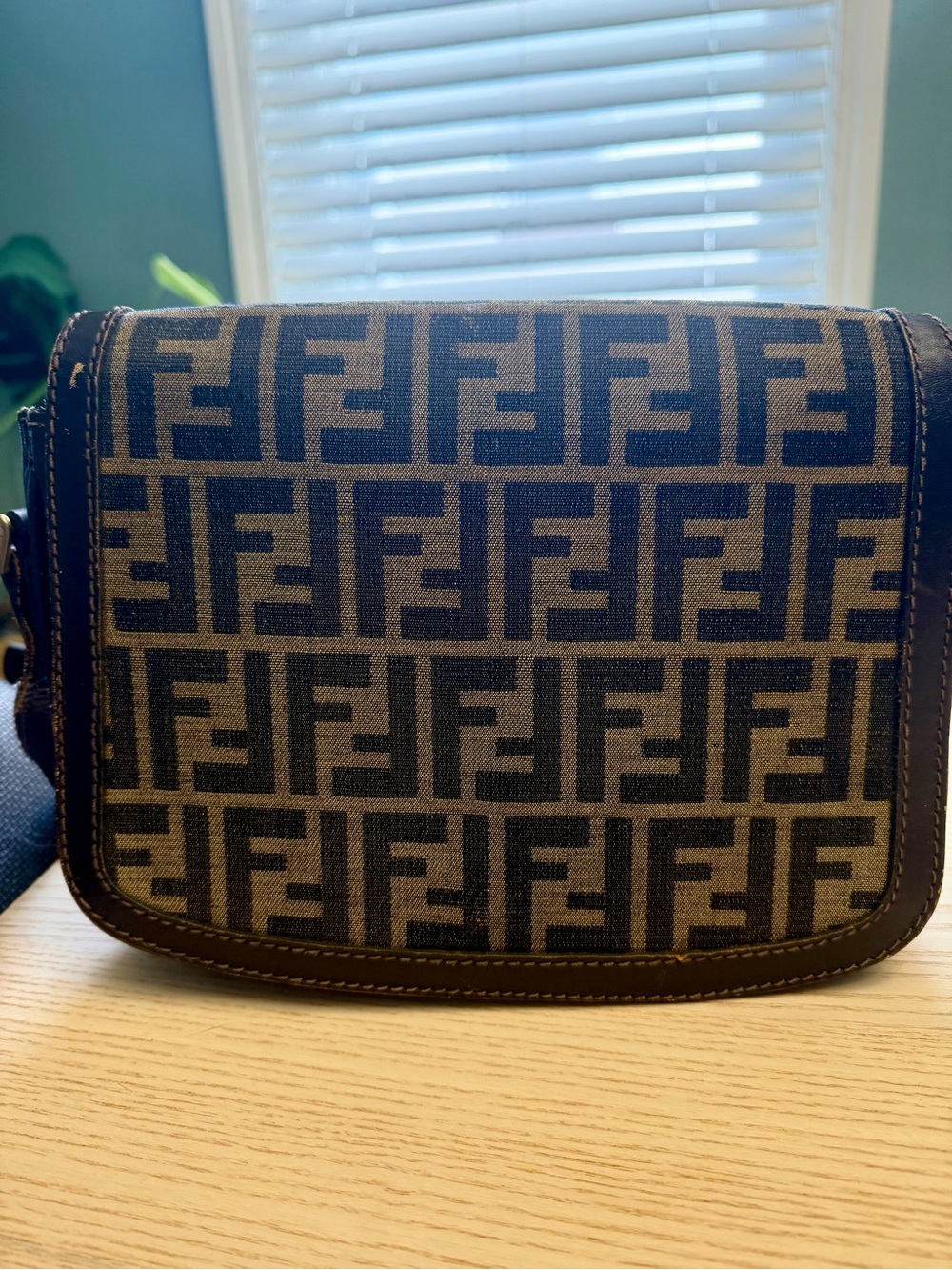 Vintage Fendi Brown Monogram Satchel